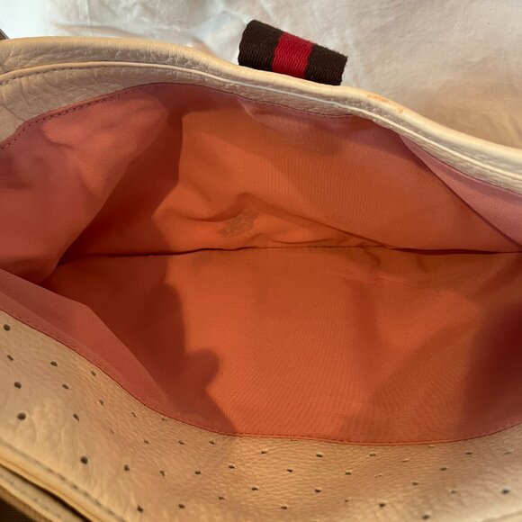 Cole Haan -- Courtney Collection -- Vintage -- Leather and Nylon -- Shoulder Bag - Picture 15 of 16